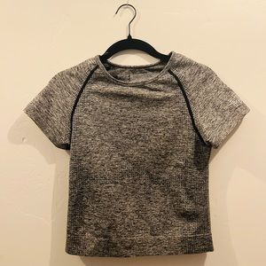 Gray work out top